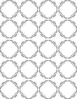 5 europeanstyle花邊花紋矢量