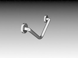 五金配件3d模型衛(wèi)生間用品設(shè)計(jì)圖 2