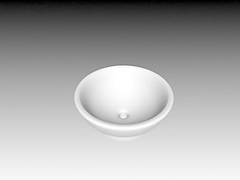 臺盆3d模型3D衛生間用品模型 74