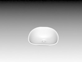 台盆3d模型卫生间用品设计图 86