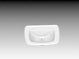 臺盆3d模型衛生間用品模型 68
