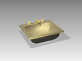 臺盆3d模型衛(wèi)生間用品設計素材 151
