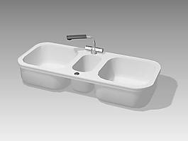 臺盆3d模型3D衛(wèi)生間用品模型 140
