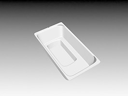 浴缸3d模型衛生間用品設計素材 8