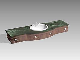 臺(tái)盆3d模型衛(wèi)生間用品裝修效果圖 144