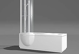 浴缸3d模型卫生间用品模型 44