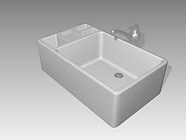 浴缸3d模型卫生间用品模型 49
