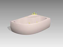 浴缸3d模型3D衛生間用品模型 53