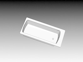 浴缸3d模型衛生間用品裝修效果圖 6