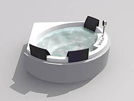 浴缸3d模型衛生間用品裝修效果圖 68