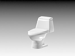 坐便器3d模型3D衛生間用品模型 20