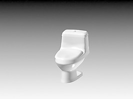 坐便器3d模型3D衛生間用品模型 40