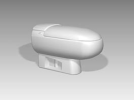 坐便器3d模型3D衛(wèi)生間用品模型 72