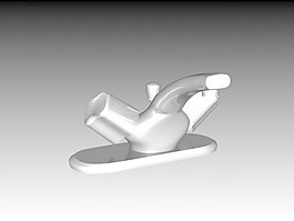 坐便器3d模型衛(wèi)生間用品設(shè)計圖 7