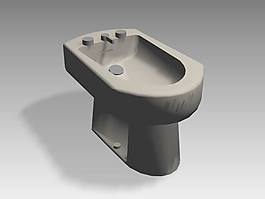坐便器3d模型3D衛生間用品模型 69