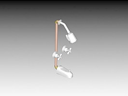 坐便器3d模型3D衛(wèi)生間用品模型 23