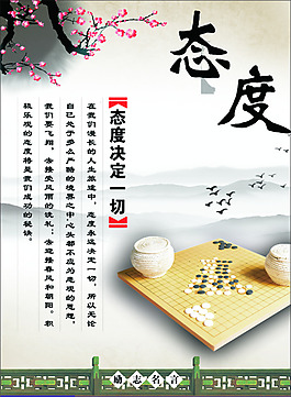 態度展板