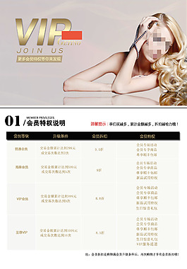 淘寶會(huì)員制度設(shè)計(jì)素材模板