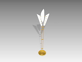 臺(tái)燈3d模型燈具3d素材 168