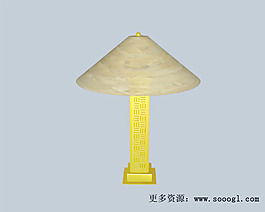 臺燈3d模型燈具3d素材 172