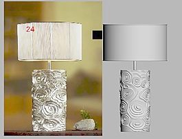 臺燈3d模型燈具3d素材 220