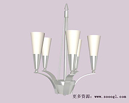 吊燈3d模型燈具設計圖 77