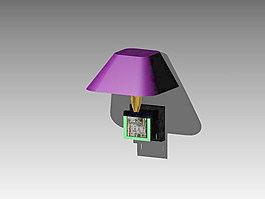 壁燈3d模型燈具3d素材 74