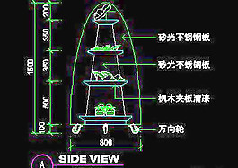 鞋帽类道具图块、cad详图免费下载20090313更新-36