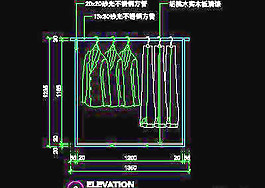 商場(chǎng)裝修施工圖紙、服裝類道具cad詳圖免費(fèi)下載20090312更新-61