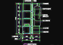商場裝修施工圖紙、服裝類道具cad詳圖免費下載20090312更新-12