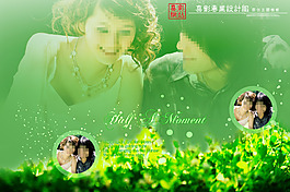小清新婚紗模板