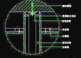 隔墻cad詳圖、裝飾構(gòu)造cad詳圖、裝修施工圖紙免費下載-19
