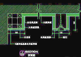 精品餐飲類空間實(shí)例、西餐廳cad詳圖素材20090306更新-25