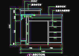 總臺(tái)詳圖、賓館實(shí)例cad詳圖素材20090301更新-54