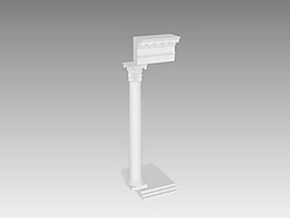歐式構(gòu)件3d模型下載歐式構(gòu)件效果圖 7