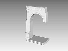 歐式構(gòu)件3d模型下載歐式素材 84