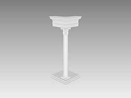 歐式構(gòu)件3d模型下載歐式素材 220