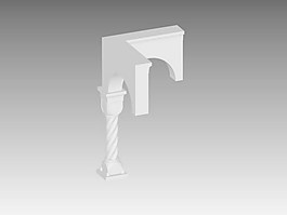 歐式構(gòu)件3d模型下載歐式素材 245