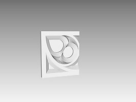 歐式構件3d模型下載歐式裝飾構件 358