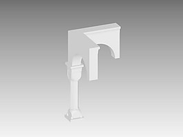 歐式構(gòu)件3d模型下載歐式裝飾構(gòu)件 396