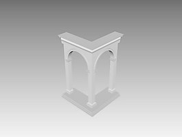 歐式構(gòu)件3d模型下載歐式素材 417