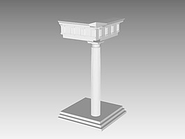 歐式構(gòu)件3d模型下載歐式素材 522