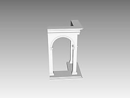 歐式構(gòu)件3d模型下載歐式構(gòu)件效果圖 561