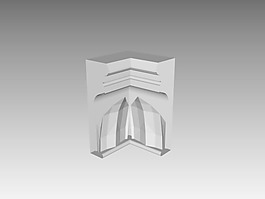 歐式構(gòu)件3d模型下載歐式素材 651
