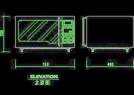 空調(diào)圖塊、洗衣機(jī)電冰箱圖塊、洗碗機(jī)引水機(jī)圖塊、廚房電器cad圖塊8