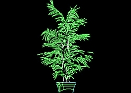植物、盆景、花卉CAD飾物陳設(shè)圖紙素材27