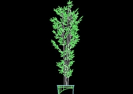 植物、盆景、花卉CAD飾物陳設(shè)圖紙素材19