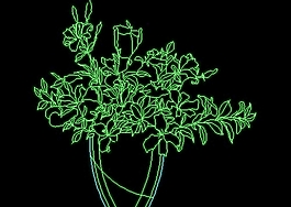 植物、盆景、花卉CAD飾物陳設(shè)圖紙素材18