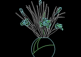 植物、盆景、花卉CAD飾物陳設(shè)圖紙素材17