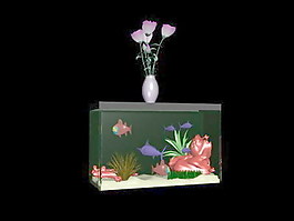 魚缸3d模型下載魚缸3d下載 2